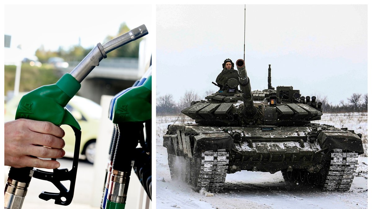 Vad skulle hända om Ryssland anföll Ukraina, i termer av bensin- och elpriser?